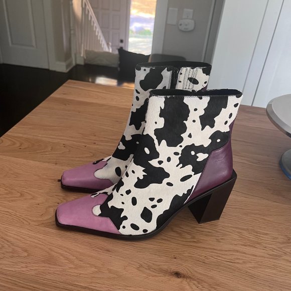 Calimity Genuine Calf Hair Western Boot JEFFREY CAMPBELL